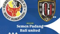 Tempat Menonton Semen Padang Vs Bali United di BRI Super League