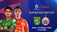 Link Live Streaming BRI Super League 2025/26: Persebaya vs Persija Tayang di Vidio